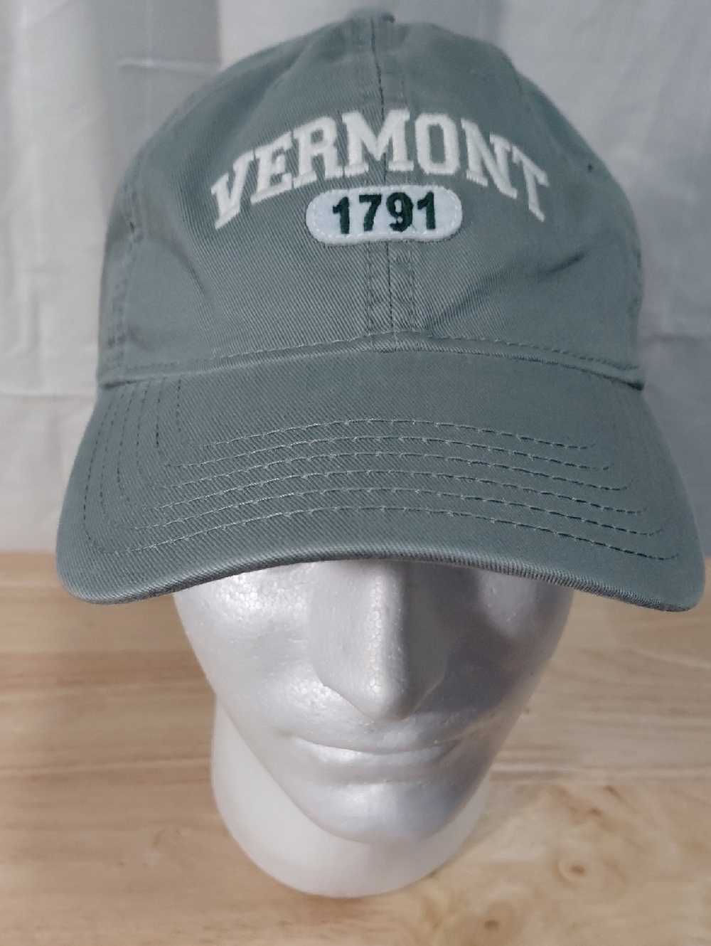 Legacy "Vermont 1791" Olive Green Adjustable Cap with Black Logo Patch